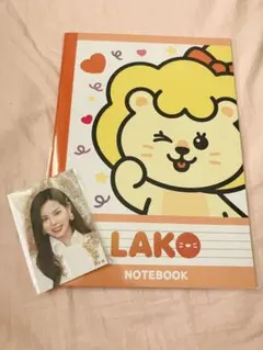 ラコ ノート ステッカー セット　NiziU