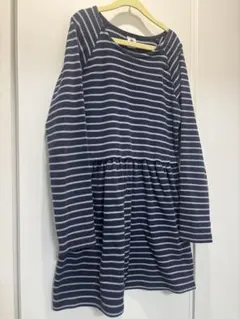 プチバトー　ボーダーワンピース　10ans/140cm（130cm相当）