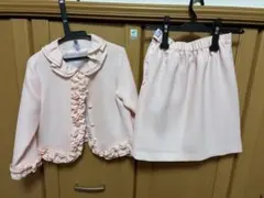 キッズ フォーマル ピンク セットアップ