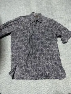 Tori Richard アロハシャツ 半袖 S ネイビー系