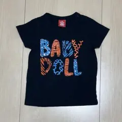 BABYDOLL アニマル柄ロゴ Tシャツ 90cm