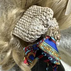 一点物+❥❥厳選クリップコーナー311可愛いスカーフリボン付かご風バンスクリップ