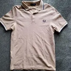 FRED PERRY フレッドペリー ポロシャツ 黄土ベージュ S - メルカリ