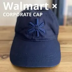 【企業ロゴ】Walmart ウォルマート キャップ ネイビー 刺繍