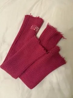 MM6 Maison Margiela リブアームカバー ピンクのサムネイル