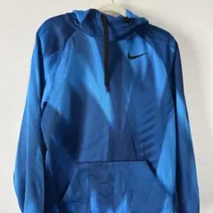 Nike 青 グラデーション フード付きパーカー