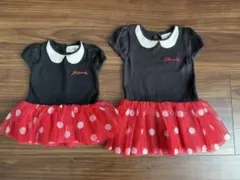姉妹服　ディズニー　ミニーコーデ　ワンピースチュニック　baby gap セット