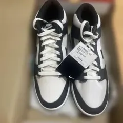 新品　27.5cm ナイキ ダンク ミッド パンダ　ホワイトブラック　スニーカー