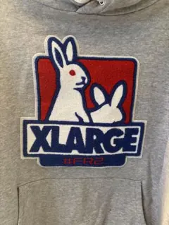 希少XLサイズ FR2×エクストララージ ビッグ パイルロゴ パーカー