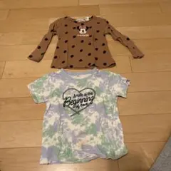 ディズニー　ミニー　ロンT セット