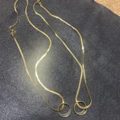 ゴールド ツイストデザイン ネックレス