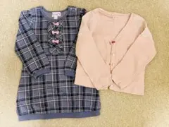 ワンピース　カーディガン　100