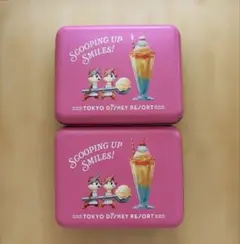 東京ディズニーリゾート チップとデール 缶ケース 2個セット