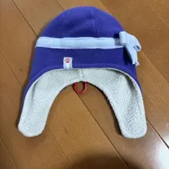 Lodger フリース耳あて付き帽子 紫色