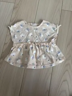 SIMPLE FREE 花柄 半袖トップス 70