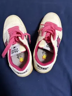 ホワイト ピンク 星ロゴ スニーカー アトランティックスターズ