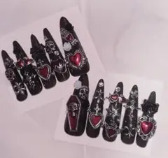 ネイルチップ 地雷 サブカル系