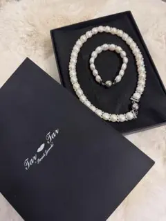 Tar Tar 淡水パールネックレス&ブレスレット ターター パーティー デート