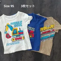 トミカ プラレール風半袖Tシャツ 95