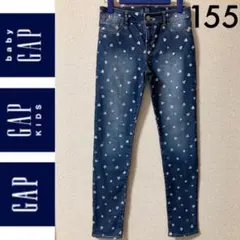 １回着☆GAP kidsストレッチジェギング150スキニージーンズデニムレギンス