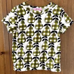 peu pres 洋梨チェック柄Tシャツのサムネイル