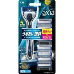 貝印 axia バリューパックスリム 5枚刃 本体+替刃9個付のサムネイル