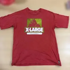 X-LARGE グラフィックTシャツ Lサイズ 赤