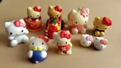 ハローキティ人形フィギュア まとめ買い 9個セット