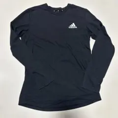 adidas メンズ 長袖カットソー ブラック