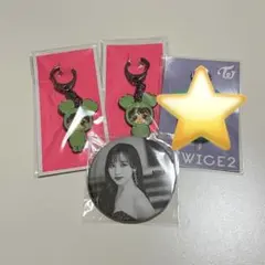 TWICE ミナ キーホルダー 缶バッジ