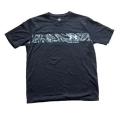 UNDER ARMOUR Tシャツ MD ブラック カモフラ風 トレーニング