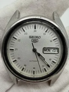 獅*恩様 SEIKO 自動巻き腕時計 セイコー5 7S26-3180 黒文字盤 - メルカリ
