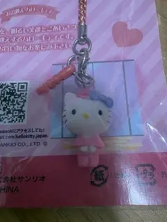 百貨店オリジナル ハローキティ ストラップ ステッカー付き