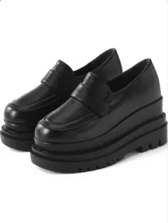 【新品未使用品】GRL グレイル♡レザー厚底ローファー[ci488]