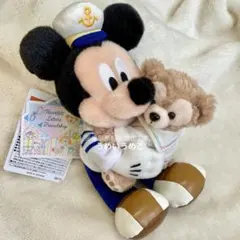 東京ディズニーシー ダッフィー ミッキー 20周年 ぬいぐるみバッジ