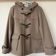 B:MING by BEAMS ベージュ フード付き ダッフルコート