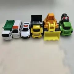 はたらくくるま ぬいぐるみ 6個セット まとめ売り パトカー 消防車
