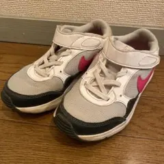 Nike キッズスニーカー グレー/ピンク１９センチ