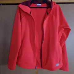 New Balance フード付きジャケット レッド