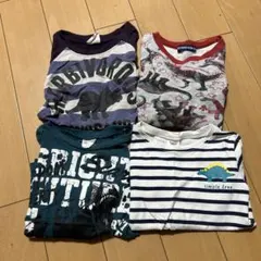 恐竜柄 Tシャツ 4枚セット　100サイズ