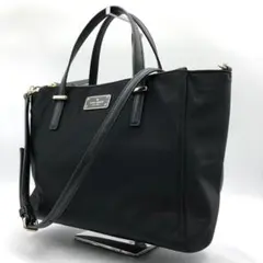 ケイトスペード kate spade 2WAY ショルダーバッグ ナイロン 黒のサムネイル