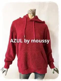 ☘️T19342☘️AZUL by moussy ブークレーボアパーカー S