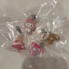 サンリオ　ゆるっとめじるしアクセサリー　ウサハナ　マロンクリーム　マイメロ