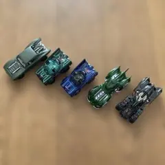 バットモービル5台セット　ホットウィール　バットマン　バラ売り無し