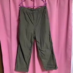 専用　値下げ　UNIQLO C ワイドパラシュートパンツ　オリーブ　Mサイズ