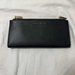 CHARLES & KEITH ブラック 二つ折り財布