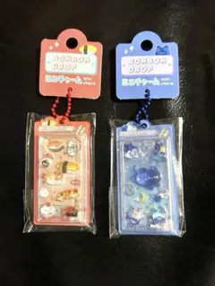 【正規品】ボンボンドロップシールミニチャーム　めしめし　よるねこ　2個セットのサムネイル