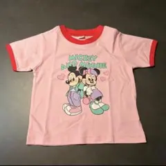 【プロフィール必読様専用】ミッキーとミニー Tシャツ 110cm ピンク