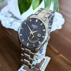 SEIKO キネティック KINETIC 腕時計サファイヤブルー 作動品