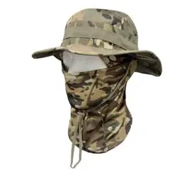 マルチカム迷彩 ブーニーハット＆フェイスマスク 2点セット